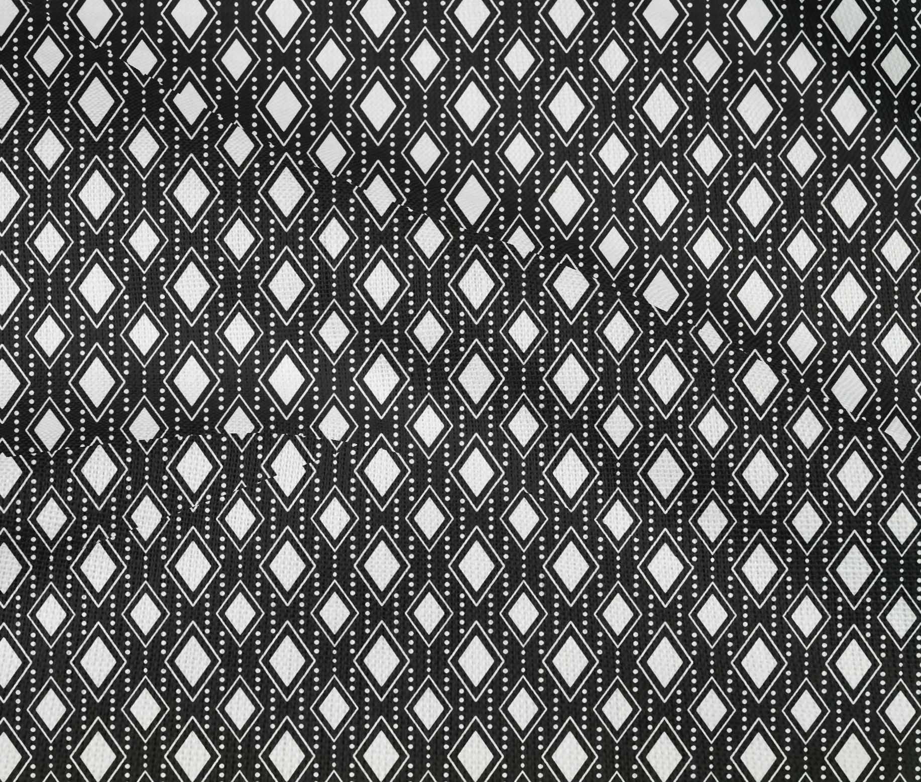oneOone Cotton Flex Black Fabric Christmas Sewing Fabric By The Yard Printed Diy Clothing Sewing Supplies 40 Inch Wide