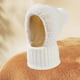 thumbnail image 4 of Gorro de invierno para mujer, gorro de protección, ideal para viajar y andar en bicicleta en climas fríos. Blanco, 4 of 8