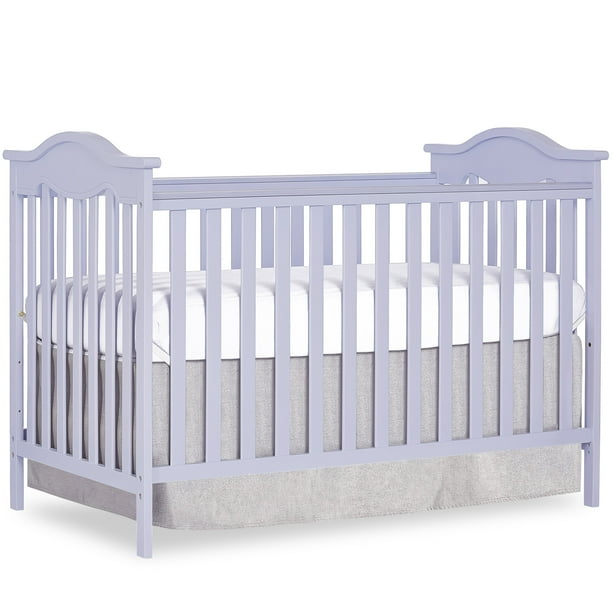 Slumber Baby Bella Rose Classic Convertible Crib, Lavender Ice