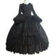 thumbnail image 2 of Vestido de manga larga con lazo de retazos y cuello cuadrado de corte gótico Vintage para mujer a la moda Fridja nbo2171, 2 of 3