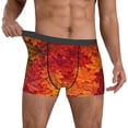 thumbnail image 2 of Kdxio Men's Boxer Briefs with Autumn Leaf Print - Comfortable and Breathable Underwear for Everyday Wear, 2 of 7