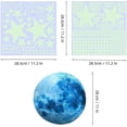 thumbnail image 2 of 1449 pieces glowing stars self-adhesive glowing star wall stickers, star wall tattoo children's room, 2 of 5