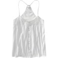 thumbnail image 1 of Aeropostale Womens Wide Fit Cropped Tank Cami Tank Top, Blanco, X-Large Aeropostale Cami, 1 of 1