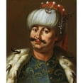 thumbnail image 3 of Jan Tricius 12x14 Black Modern Framed Museum Art Print Titled - Portrait of a Polish Nobleman, Traditionally Identified as John III Sobieski, King of Poland, Dressed as an Ottoman Sultan, 3 of 5