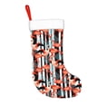 thumbnail image 2 of Salouo Cool Flamingo Print Christmas Stockings,Large Xmas Stocking Set of 1 Holiday and Farmhouse Stocking for Christmas Holiday Party Decoration(17.7*11 Inch), 2 of 7