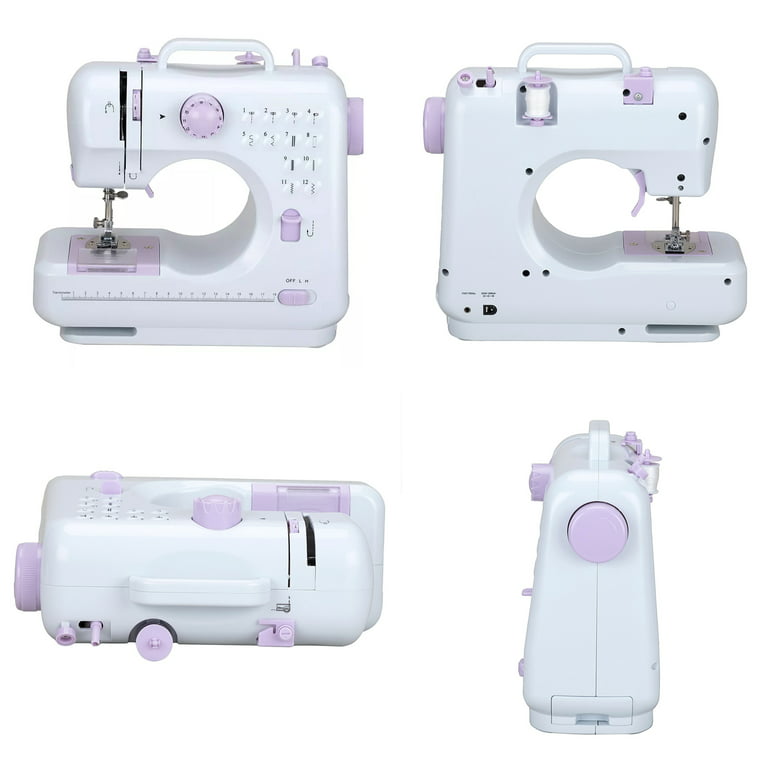 Mini Sewing Machine for Beginners Kids 12 Built-In Stitches w/200x Sewing  Kit US