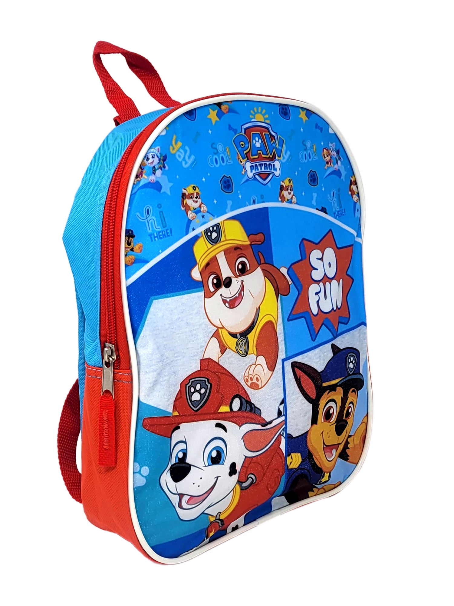 Paw Patrol Boys Small So Rubble Fun Dogs Chase Backpack Mini Toddler 11\