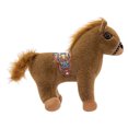thumbnail image 1 of Muñeca de peluche con forma de poni realista con sillín decorativo de 30 cm, 1 of 2