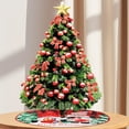 thumbnail image 5 of Bouanq Christmas Decorations Xmas Tree Ornaments Christmas Ornaments Christmas Tree Skirt 90CM Printed Tree Skirt Home Christmas Tree Decoration Christmas Gifts on Clearance, 5 of 5