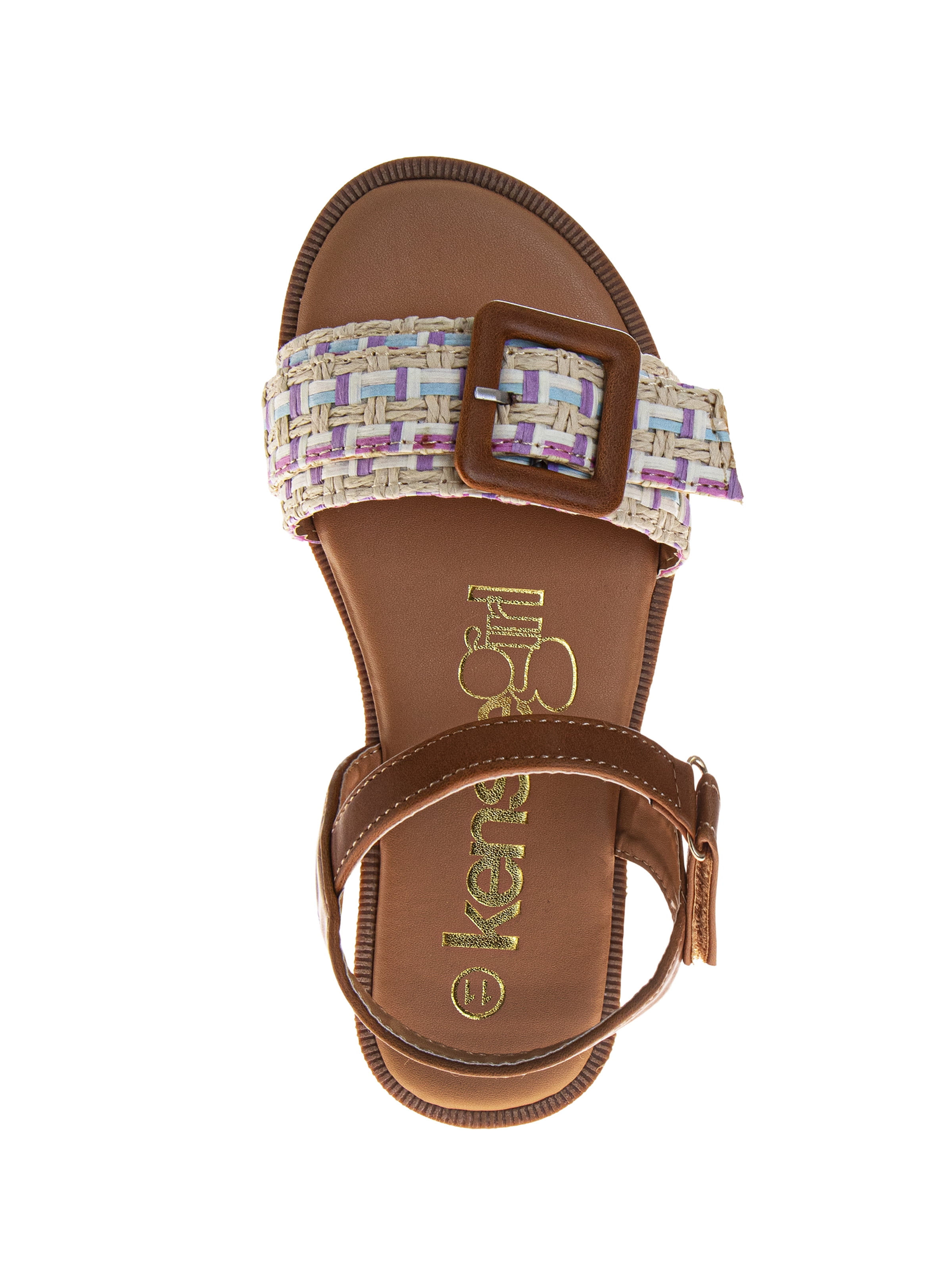 Kensie Girl Toddler Girls Multi Woven Sandals