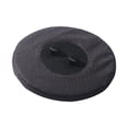 thumbnail image 4 of Cojín plegable para taburete, fundas para taburete, cojín redondo para asiento. Oxford Negro, 4 of 9