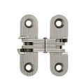 thumbnail image 5 of SOSS 203C4 1/2" x 1-3/4" Light Duty Invisible Hinge for 3/4" Doors Satin Brass Finish, 5 of 7