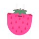 thumbnail image 2 of Cesta de almacenamiento para bicicleta infantil Cesta delantera para manillar infantil Cesta divertida para ir de compras Fácil de Rojo rosa, 2 of 9