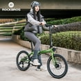 thumbnail image 2 of ROCKBROS SVK Folding Bike 20-inch SRAM Shifting 9-speed Chromoly-steel Frame Cable Disc Brake Cassette Freewheel Comfort Fold Bike, 2 of 20