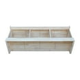 thumbnail image 6 of International Concepts Be-150 Bench with Storage, Ready To Finish, 6 of 10