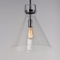 thumbnail image 3 of Maxim 26119CDPC 14 in. Seafarer One-Light Single Pendant Ceiling Light, Polished Chrome, 3 of 5