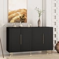 thumbnail image 4 of Fluted Credenza with Adjustable Storage / Add Style to Your Home and Organize Items, 4 of 7