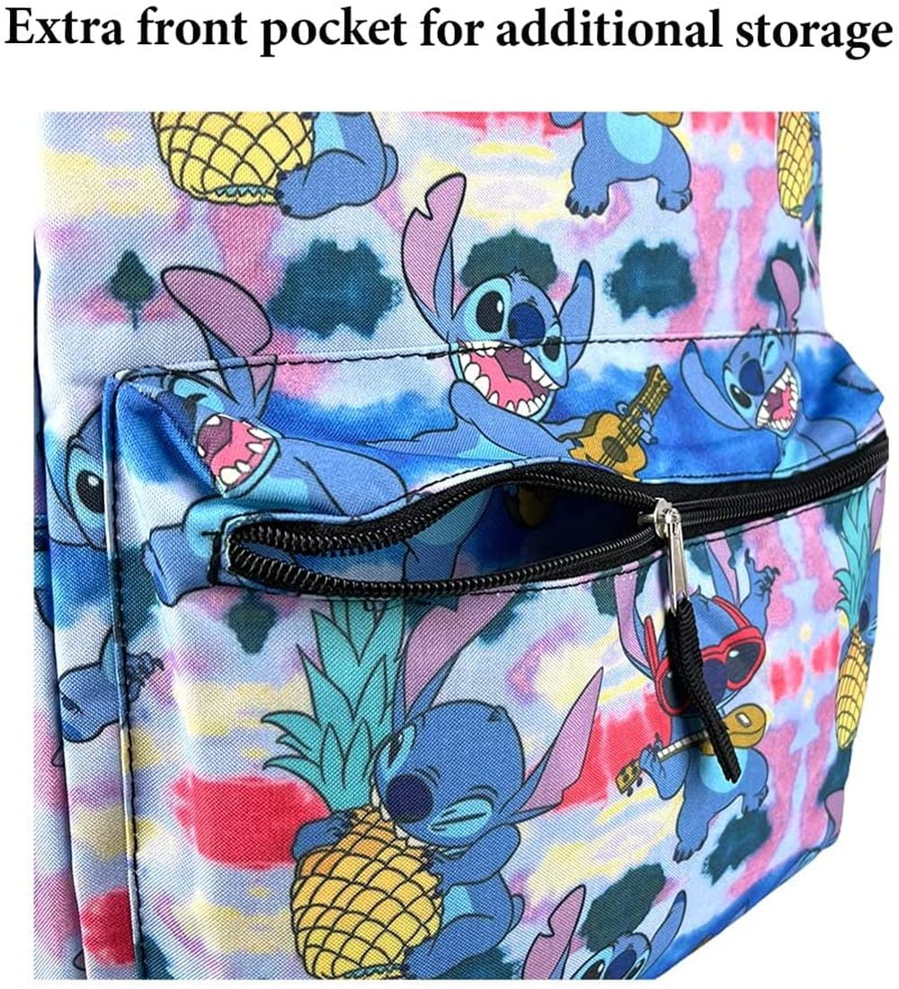 Stitch Insulated Lunch Bag Hawaii Disney w/ 2-Piece Food Container Sch –  Open and Clothing