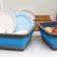 thumbnail image 3 of Lavabo plegable, lavabo portátil multifuncional, lavabo cuadrado grande, vajilla de plástico para el hogar, lavabo rectangular de asfalto azul para cocina TUNC Sencillez, 3 of 5