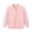 Pink, variant on GYRATEDREAM Kids Baseball Jacket School Varsity Uniform Casual Sweatshirt Girls Sweater Jacket Baseball Solid Color, 4-5Y