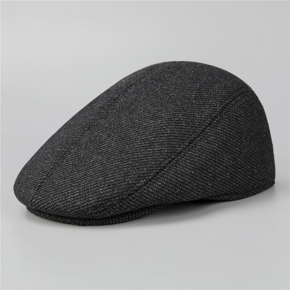 Autumn and winter men's peaked cap thickened ear protection old