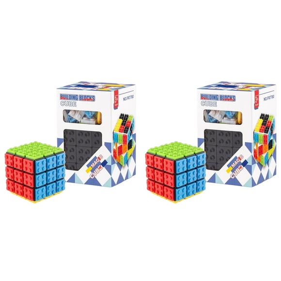 YWIYIUD 2PCS Practical and Portable Puzzle Cubes Suitable for Adults and Teens 2.2x2.2x2.2inch Sturdy and Smoot Cubes Puzzles Toys for Birthday Gifts and Class Prizes