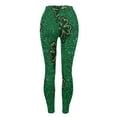 thumbnail image 6 of Vekome Green Leggings for Women Plus Size St Patricks Day High Waisted Yoga Pants Seamless Clover Lightweight Running Tights L, 6 of 8