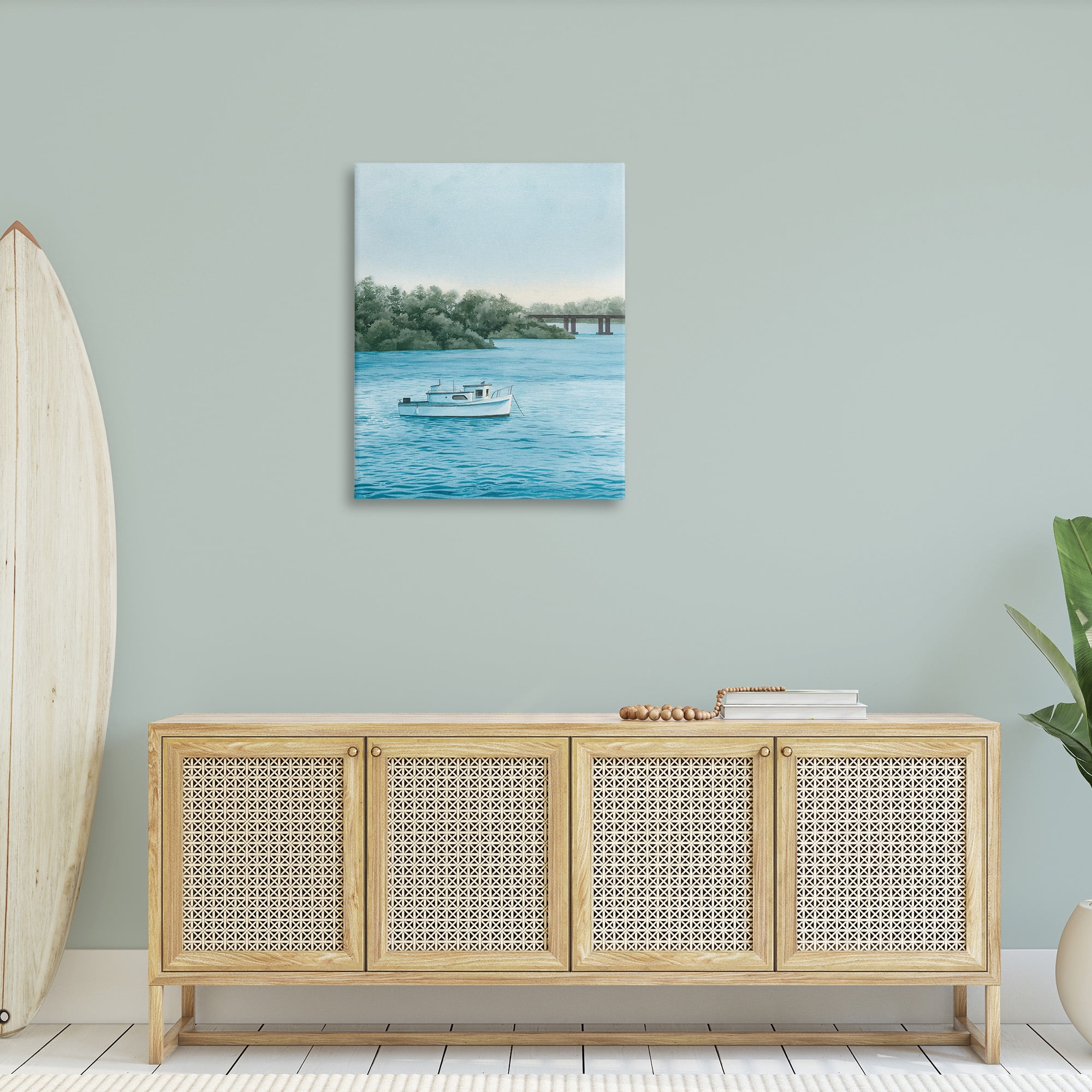 Stupell Industries Traditional Boating Seascape Transportation Photography Gallery Wrapped Canvas Art Print Wall Art, 30 x 40