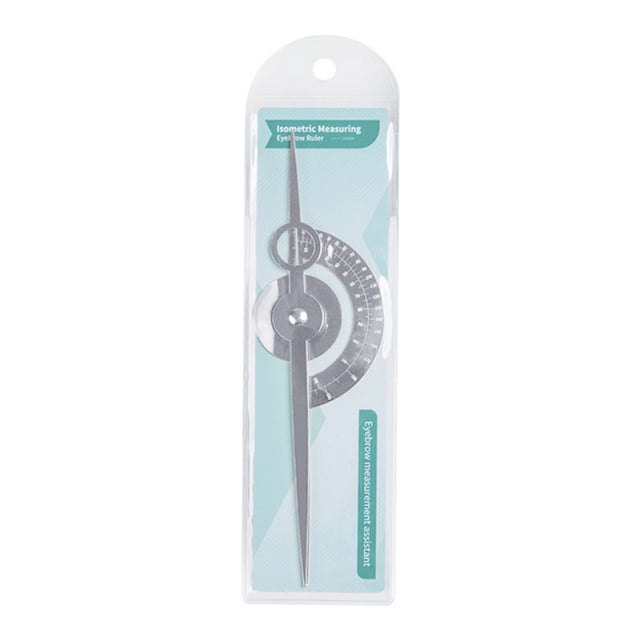 Amdohai Eyebrow Ruler Three-Point Positioning Permanent Makeup Symmetrical Tool Compass Grooming Stencil Shaper Balance Ruler