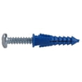 thumbnail image 2 of Hillman 5061 Conical Plastic Anchor w/ Pan-Head Screws & PHP/SMS 6-8 x 3/4" Blue, 2 of 3