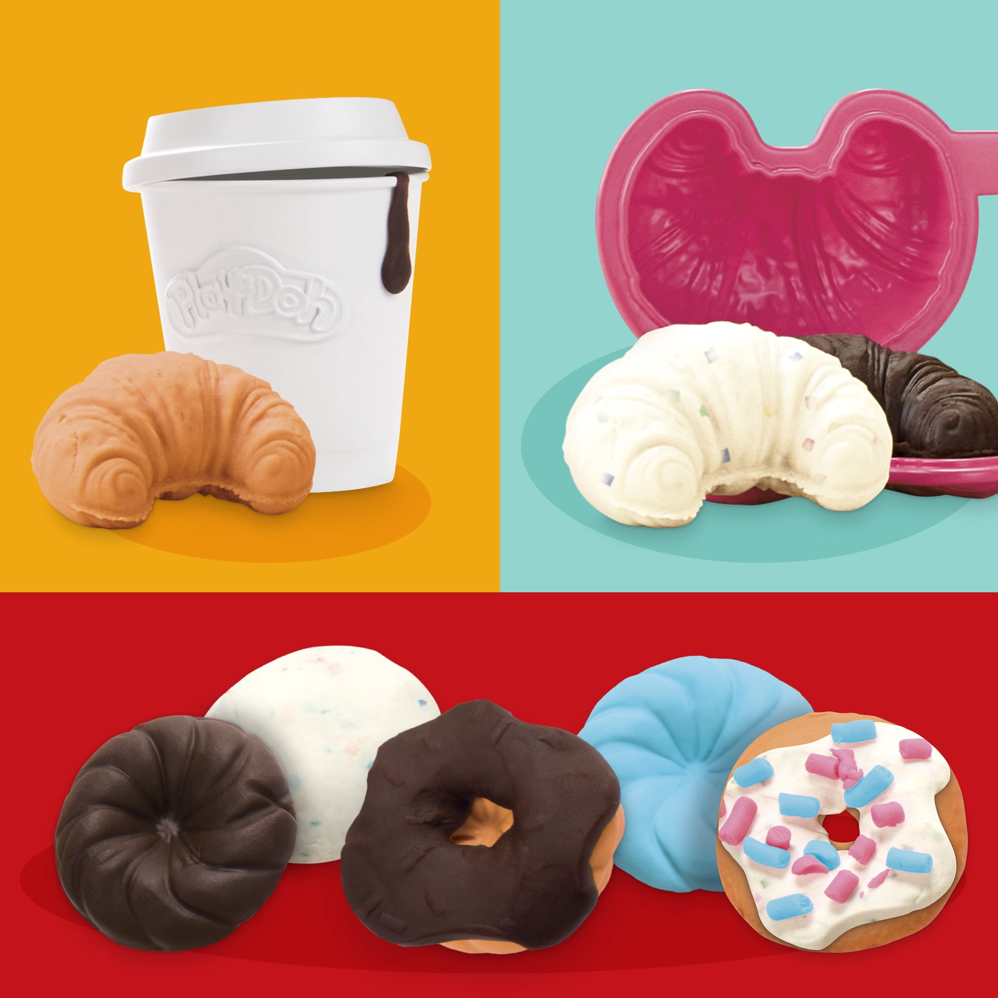 Play-Doh Donut Drop Shop Kitchen Toy for Kids, Arts & Crafts, Ages 3+