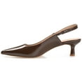 thumbnail image 3 of Journee Womens Paulina Kitten Heel Sling Back Pointed Toe Pumps, Widths Available, 3 of 10