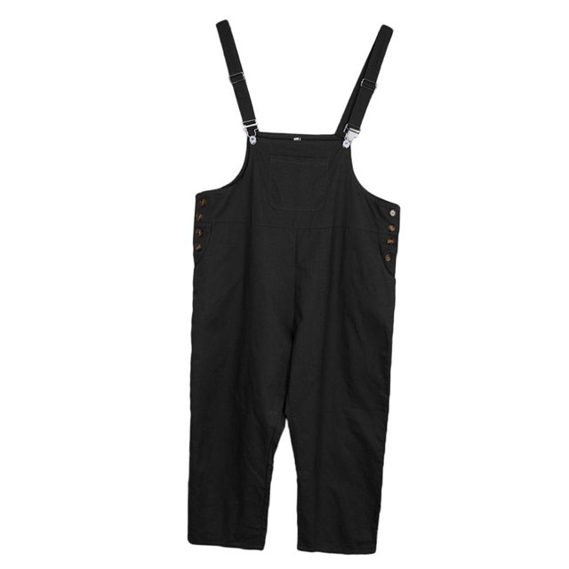 Correa Para Mujer Pantalones De Harén Dungaree Pantalón General Colco Traje de harén de la correa
