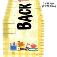thumbnail image 3 of Aufmer Literary Book Printed Style Tablecloth Soft Color Matching Design Simple Elegant Styling For Household Classroom Daily Festival Dining Scene Arrangement(72.04x12.99in), 3 of 9