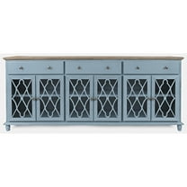 Jofran Aurora Hills Country Wire-Brushed 6 Door Accent Chest
