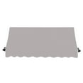 thumbnail image 2 of Awntech 10.375 ft Charleston Fixed Awning Acrylic Fabric, Gray, 2 of 2