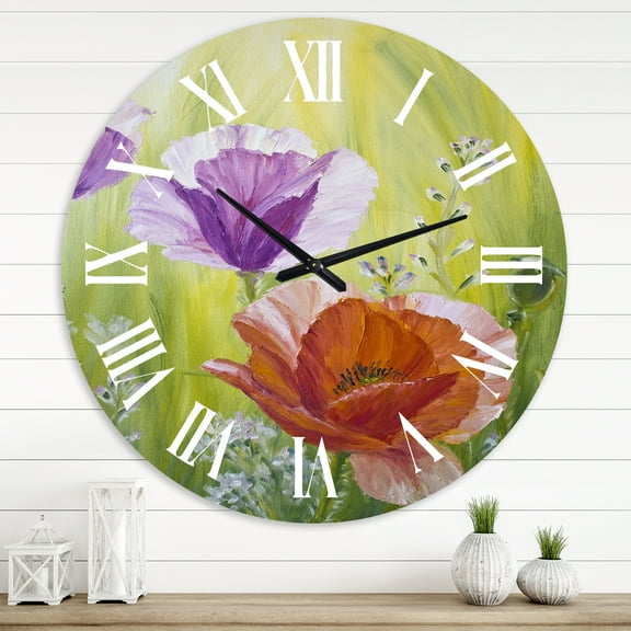 Designart 1 in Quartz Traditional Wall Clock