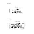 thumbnail image 4 of Adhesivos de pared «To Go to Sleep I Count Dinosaurs Kids», 25 x 60 cm, 4 of 4