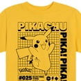 thumbnail image 3 of Pokémon - Pikachu Electric Type Stats Short Sleeve Graphic T-Shirt, 3 of 5
