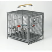MidWest Homes for Pets, Poquito Avian Hotel-Platinum Traveling Bird Cage