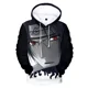 thumbnail image 1 of Nueva sudadera con capucha con estampado de anime Akatsuki Kakashi, 1 of 1