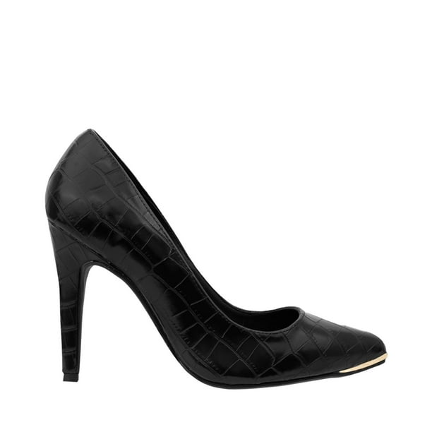 Zapatilla Cameron Color Negro Croco D14320173504 24 Dorothy Gaynor Zapatilla Cameron Color Negro Croco D14320173504 24