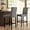 Gray, variant on GOTMINSI Set of 2 Classic 24 Inches Counter Height Stools Upholstered Bar Stools with Solid Wood Legs and Black Leather Counter Stool (Fabric,Dark Blue)