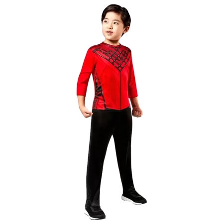 Marvel Boys Shang-Chi Costume Child Legend of the Ten Rings Jumpsuit Small (4-6)