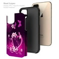 thumbnail image 5 of Apple iPhone 12 Pro Max Case with [Tempered Glass Screen Protector] Girls Women Dual Layer Heavy Duty - Hot Pink Heart, 5 of 6