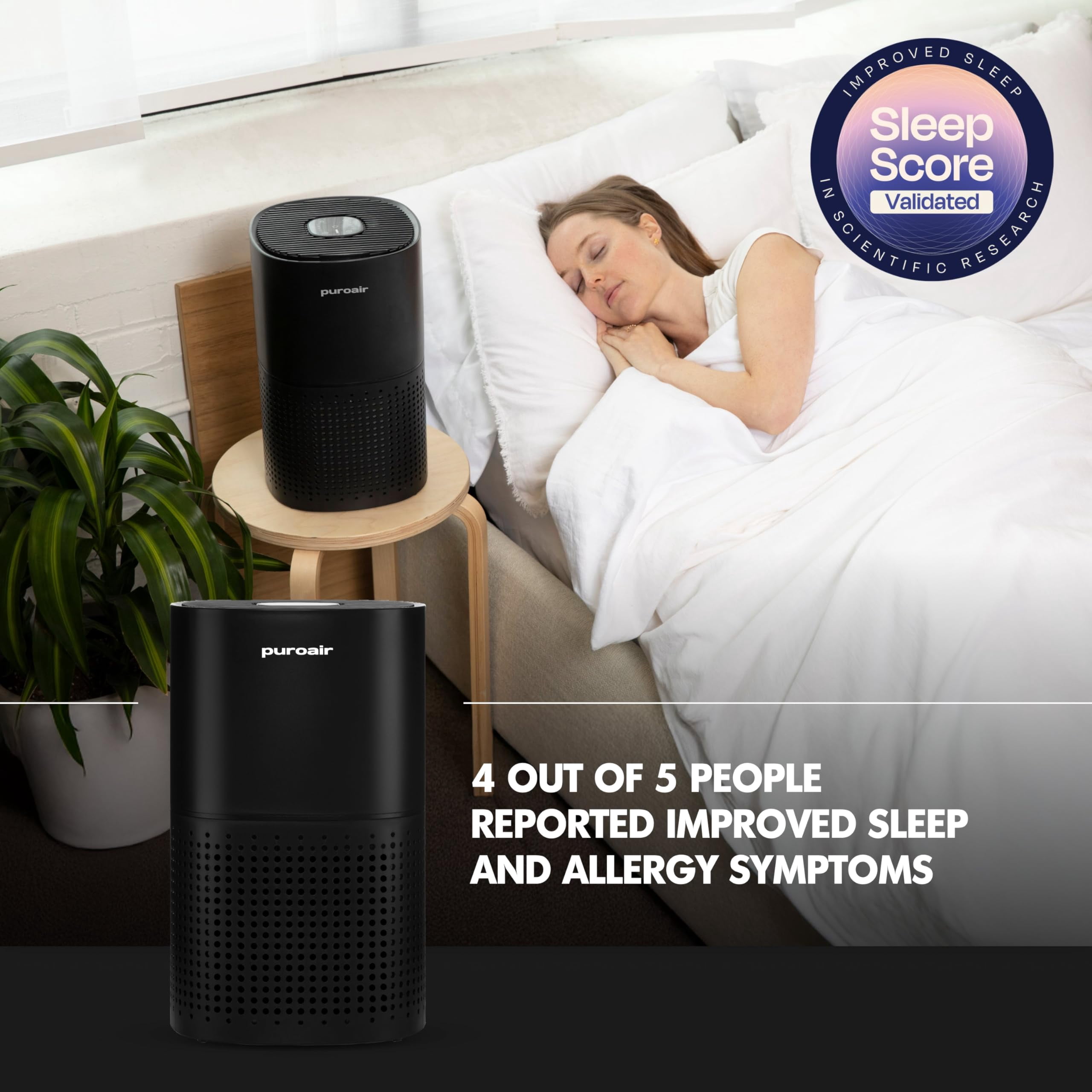 PuroAir 240 HEPA Air Purifiers and 4 HEPA Air Filters - Covers up to 1,000 sq ft