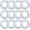 White, variant on 12 Pcs Adult Pool Floats Inflatable Glitter Swim Rings Round Floating Tubes for Summer Beach Pool Party Supplies(Blue,29.5" l X 29.5" w)