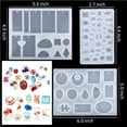 thumbnail image 2 of xinxixnxx 94pcs/set DIY Mix Stick Dropper Clasp Jewelry Making Accessories Tools Geometric Epoxy Resin Combination Crafts, 2 of 4