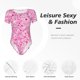 thumbnail image 4 of Balery Breast Cancer Awareness2 Body de cuello redondo de manga corta para mujer Tops de manga corta Tops básicos-XX-Large, 4 of 7
