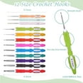 thumbnail image 5 of Yarniss Crochet Kits with Case, Beginner Crochet Set Includes 1050 Yards Crochet Yarn & 12 Size Ergonomic Crochet Hooks,Mint, 5 of 8